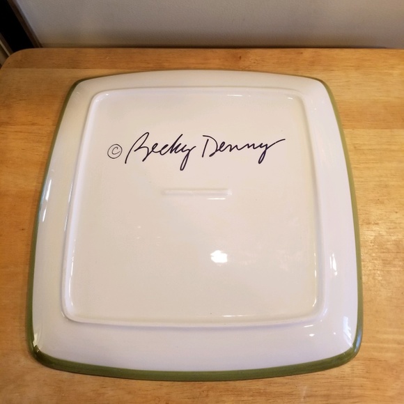 Becky Denny Square Serving Platter - Picture 2 of 4